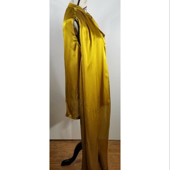 Christian Wijnants Draped Panels Blouse, Gold Size 40 Vogue Fall Resort - Picture 4 of 5